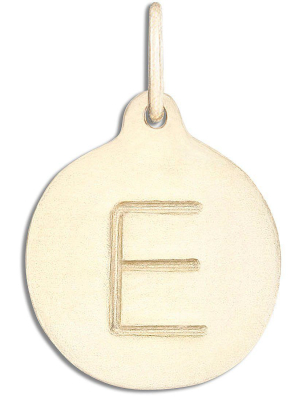 "e" Alphabet Charm