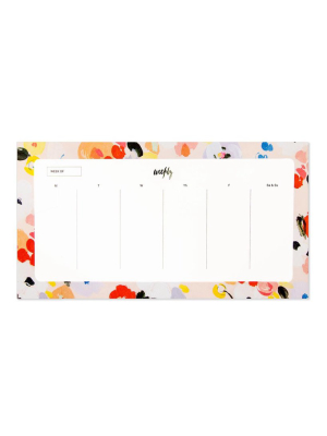 Weekly Desk Pad – Charlie Florals