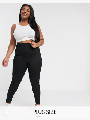 New Look Curve Shaper Jegging In Black