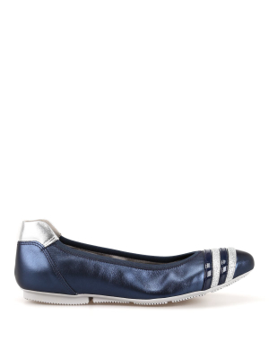 Hogan Wrap H144 Ballet Flats