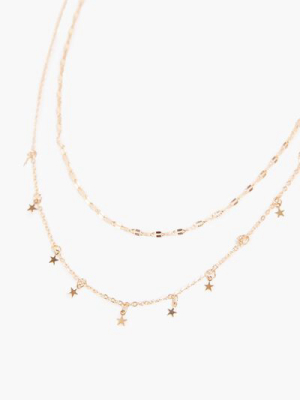 Star Charm Necklace Set