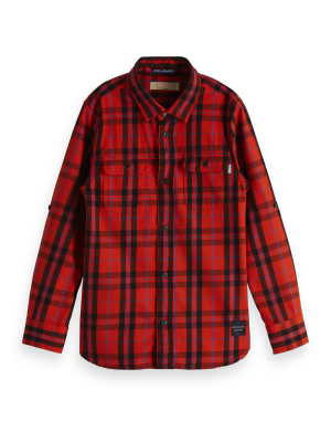 Scotch Shrunk Yarn Dyed Checked Shirt