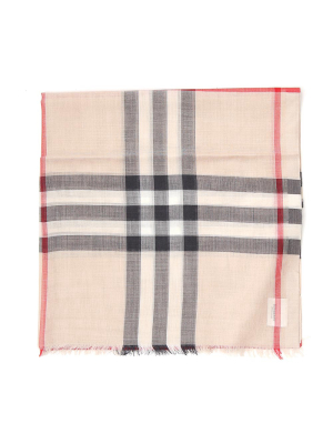 Burberry Lightweight Checked Scarf