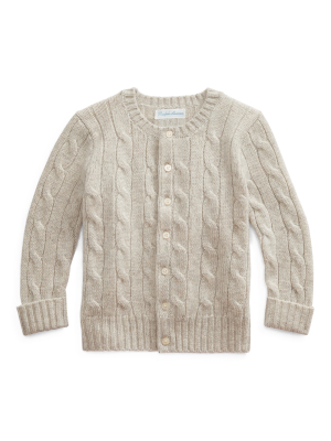 Cable-knit Cashmere Cardigan