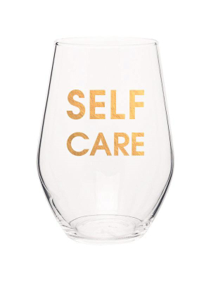 Chez Gagne Self Care Wine Glass