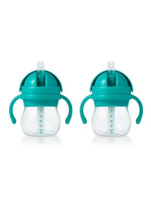 Oxo Tot Straw Cup With Handles - 2pk/6oz