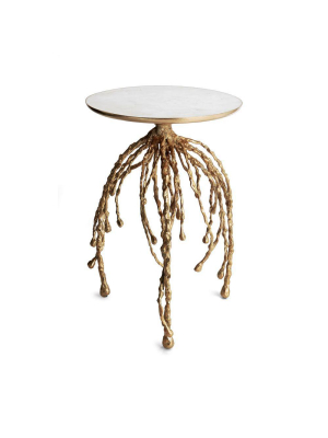 Water Hyacinth Accent Table