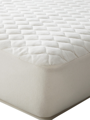 Tl Care Waterproof Quilted Fitted Crib Mattress Cover Made With Organic Cotton Top Layer - Natural