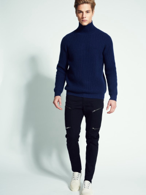 Lewis   Chunky Mock Neck Sweater