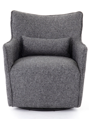 Kimble Swivel Chair - Bristol Charcoal