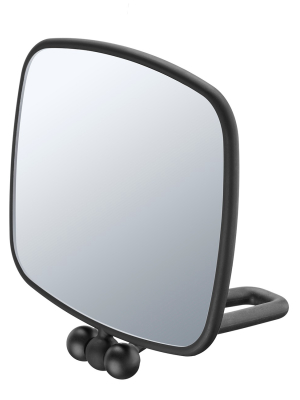 Conair Soft Touch Large Black Rectangle Mirror