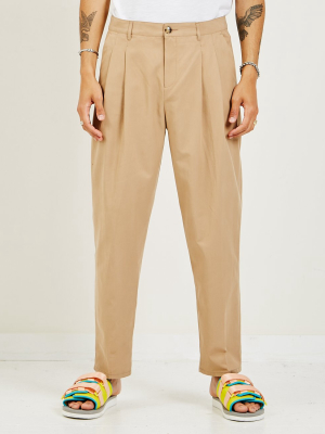 Pleated Wide Trouser