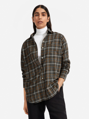 The Lightweight Flannel Oversized Shirt