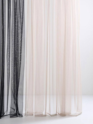 Sand Sheer Tulle Curtains 300cm / 118”wide