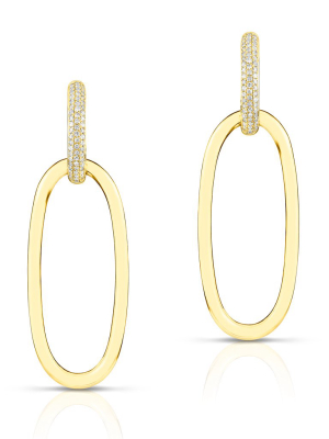14kt Yellow Gold Diamond Janesse Earrings
