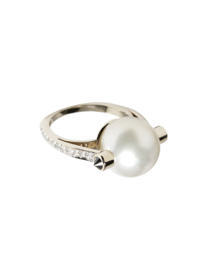 White Pearl Ring