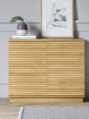 Cliffmay Slat Storage Cabinet Brown - Project 62™