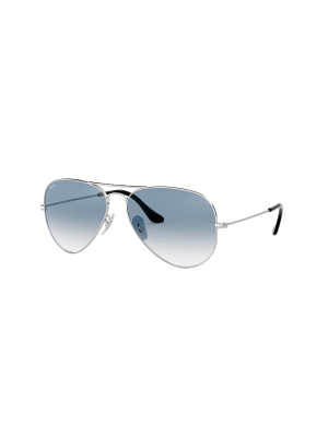 Ray-ban Rb3025 003/3f Unisex Pilot Lifestyle Sunglasses Silver