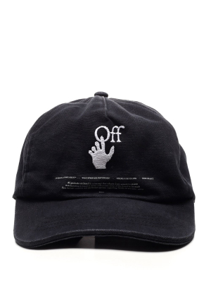 Off-white Logo Embroidered Baseball Cap