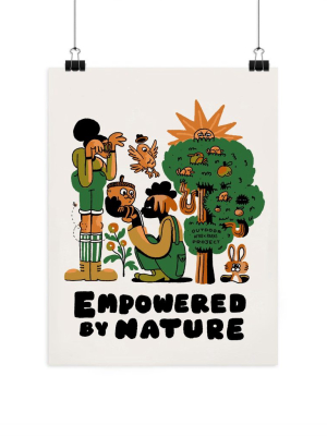 Outdoor Afro X Parks Project Empowered By Nature Screen Printed Poster
