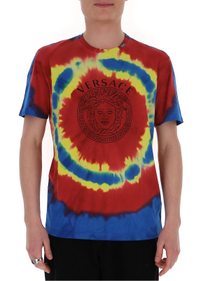 Versace Tie Dye Logo T-shirt