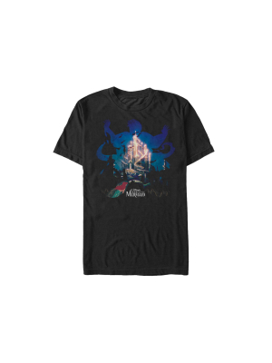 Men's The Little Mermaid Ursula Silhouette T-shirt