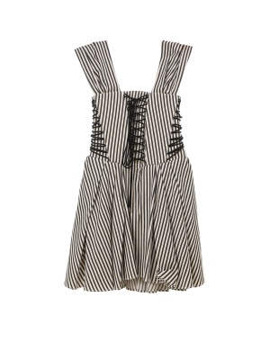 Philosophy Di Lorenzo Serafini Striped Strap Dress