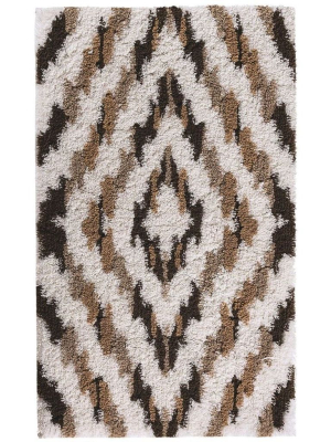 Graccioza Ikat Bath Rug - Multicolor