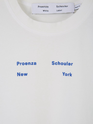 Proenza Schouler White Label Logo Print T-shirt