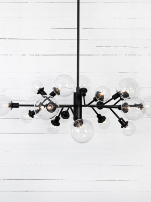 Pellman Chandelier - Flat Black