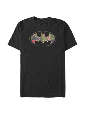 Men's Batman Floral Logo T-shirt