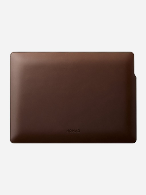 Leather Sleeve | Rustic Brown | 16-inch
