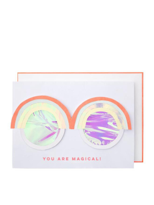 Rainbow Glasses Card