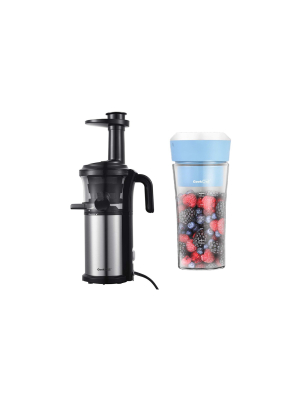 Geek Chef Gsc36 Juice Extractor Juicer Machine And 10 Oz Mini Personal Blender