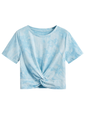 'lesha' Tie Dye Twisted Top (3 Colors)