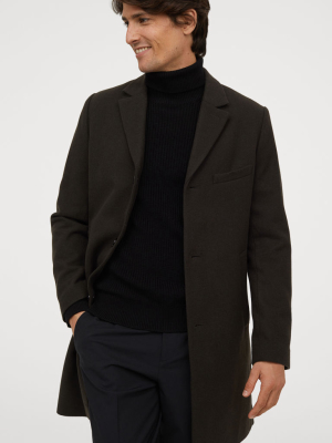 Wool-blend Coat