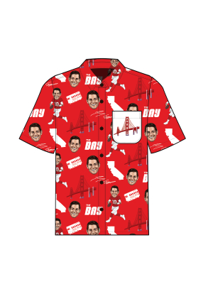 The Jimmy Garapollo | Red Nflpa Hawaiian Shirt