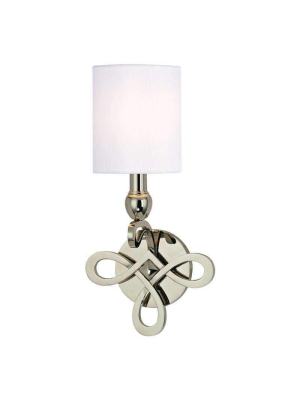 Pawling 1 Light Wall Sconce Polished Nickel