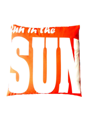 Orange Fun Pillow Design By 5 Surry Lane