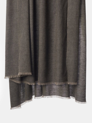 Saan Throw In Charcoal/taupe