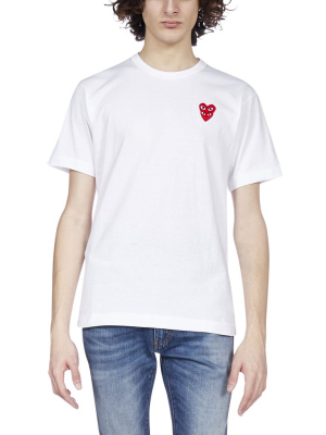 Comme Des Garçons Play Overlapping Heart T-shirt