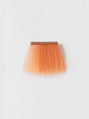 Tulle Pumpkin Skirt