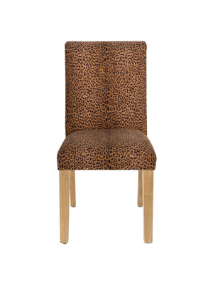 Hendrix Dining Chair - Cheetah Earth - Skyline Furniture