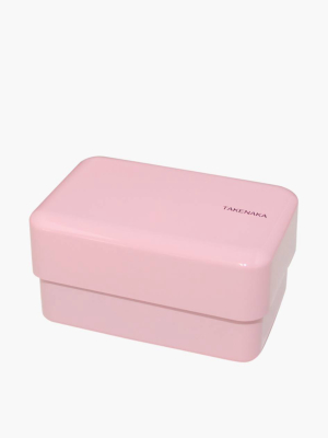 Takenaka™ Rectangle Bento Box And Chopsticks In Candy Pink