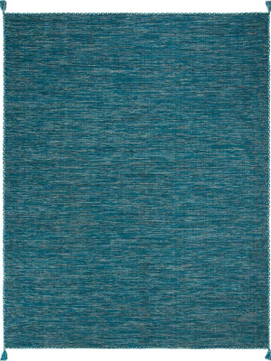 Montauk Washed Blue/black Area Rug