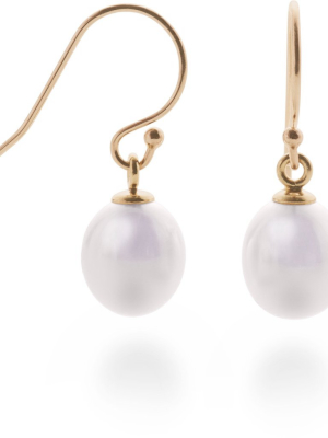 Petite Pearl Drop Earrings