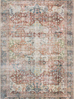 Loloi Rug Loren Lq-14 Brick/multi