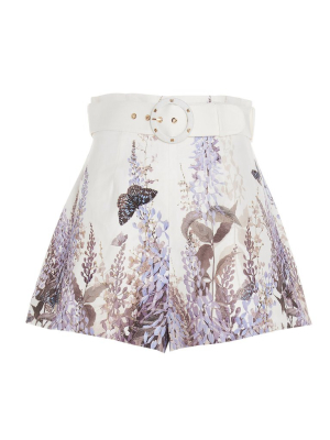 Zimmermann Luminous Belted Shorts