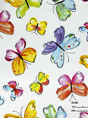 Butterfly Contact Wallpaper By Burke Decor