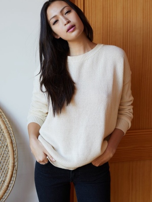 Carolyn Sweater - Ivory Organic